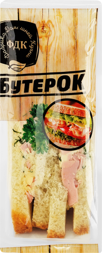 

Бутерброд Фдк с колбасой и сыром 150 г
