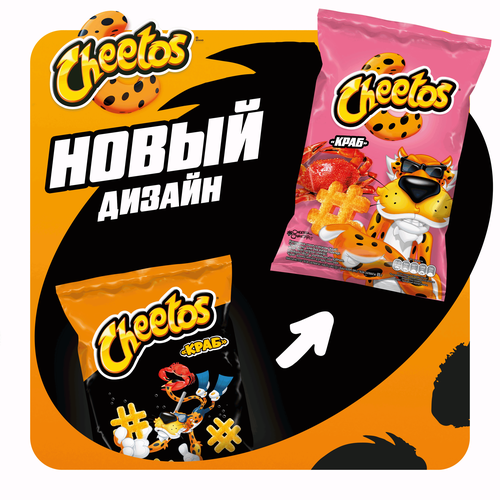 

Кукурузные снеки Cheetos Краб 85 г