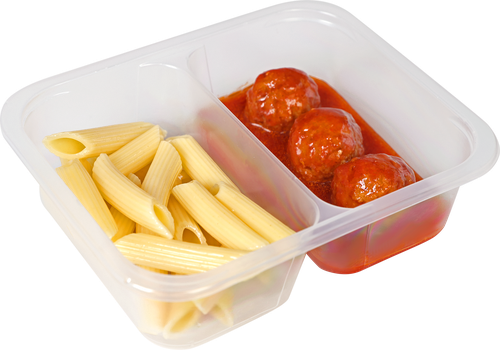 

Тефтели Лента Fresh в томатном соусе с макаронами 180 г