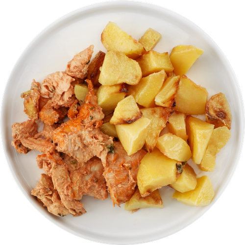 

Шашлык куриный Лента Fresh с запеченным картофелем 280 г