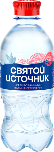 

Вода питьевая Святой Источник газированная с ароматом малины и грейпфрута 330 мл