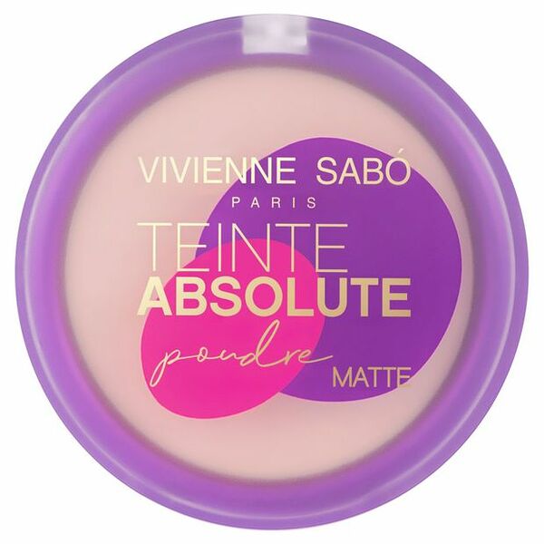 Пудра компактная VIVIENNE SABO матирующая Teinte Absolute matte, 02 светло-бежевый, 6 г