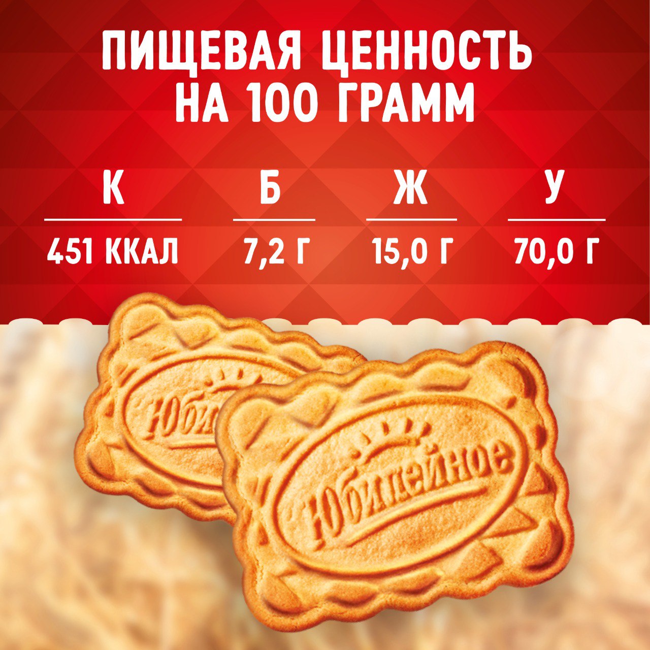 

Печенье Юбилейное постное 224 г