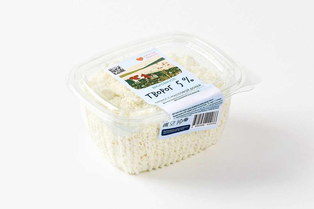 

Творог ВкусВилл 5% 400 г