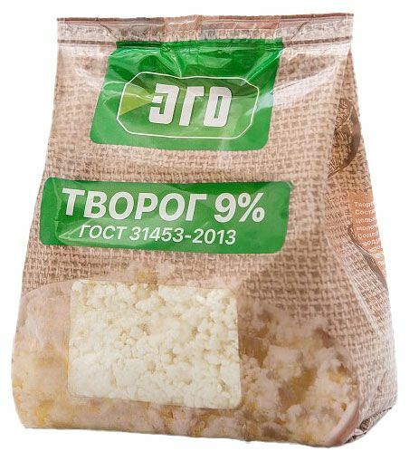Творог Эго 9%, 400г