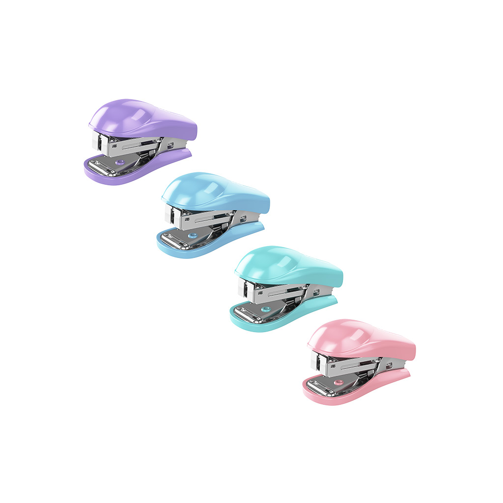 

Мини-степлер ErichKrause №10 Compact Pastel до 15 листов, 1 шт., цвет в ассортименте