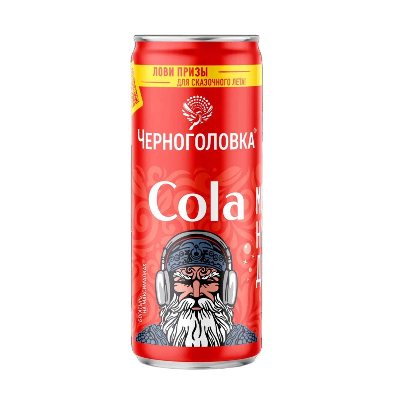 

Напиток Черноголовка Кола 0.33 л