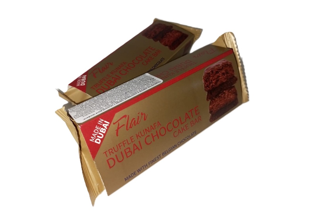 

Шоколад молочный Flair Truffle Kunafa Dubai Chocolate Cake Bar со вкусом трюфеля 55 г