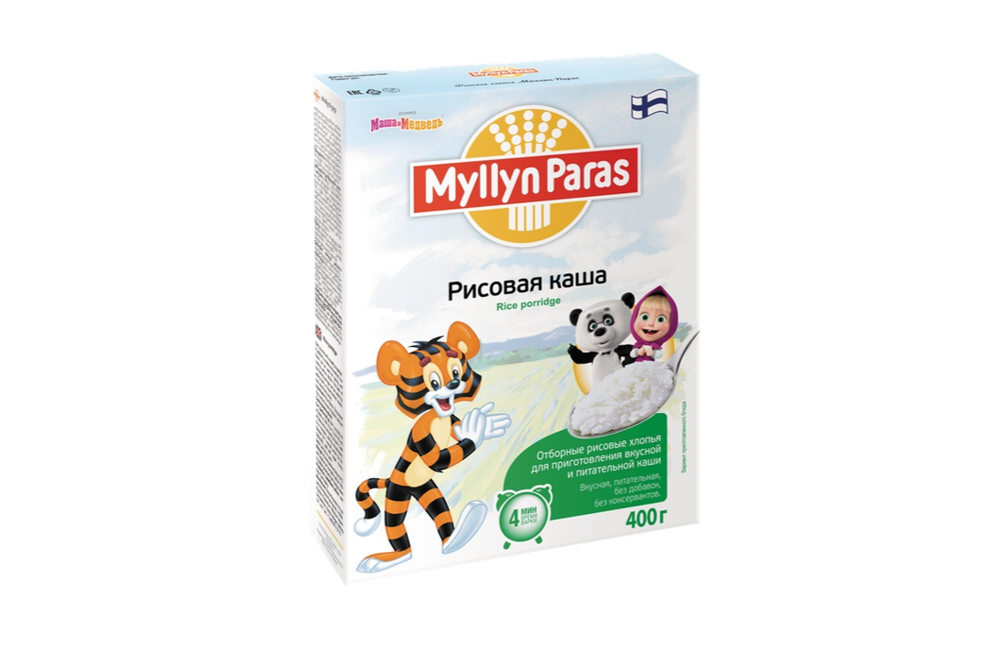 

Каша рисовая из отборных хлопьев Myllyn Paras 400 г