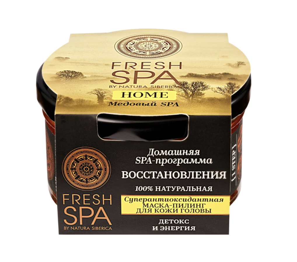 

Маска-пилинг для кожи головы Natura Siberica «Суперантиоксидантная. Медовый SPA» Fresh SPA Home, 170 мл