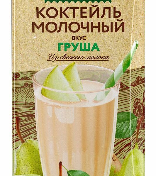 Коктейль молочный Село Зелёное Груша 3.2% 200 г