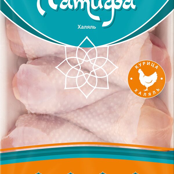 Голень цыплят-бройлеров Латифа Халяль охлаждённая вес