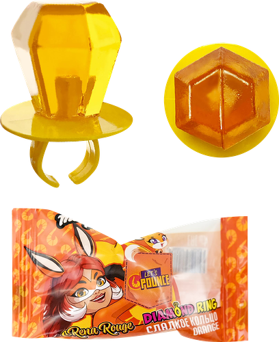 Карамель Dendy Candy Dimond Ring леденцовая в ассортименте 1 шт. 15 г