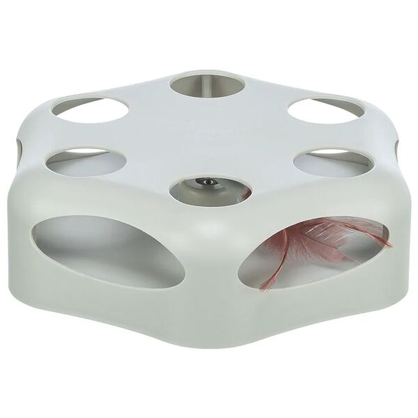 Игрушка для кошек Turning Feather, пластик, синий, 22 см