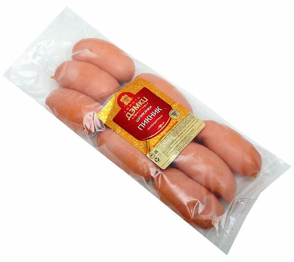 Шпикачки ЗОЛОТО ДЭМКИ Пикник кат.Б вес