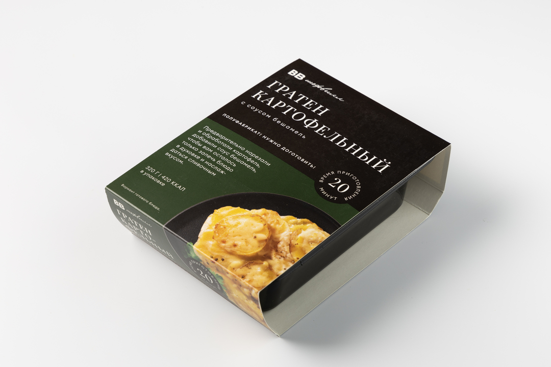 

Гратен ВкусВилл картофельный с соусом бешамель 320 г