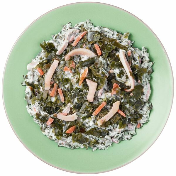 Салат Fish House из морской капусты с кальмаром в майонезе 250 г