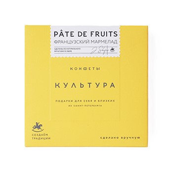 

Набор мармелада Культура Pate De Fruits 9 ручной работа ассорти 90 г
