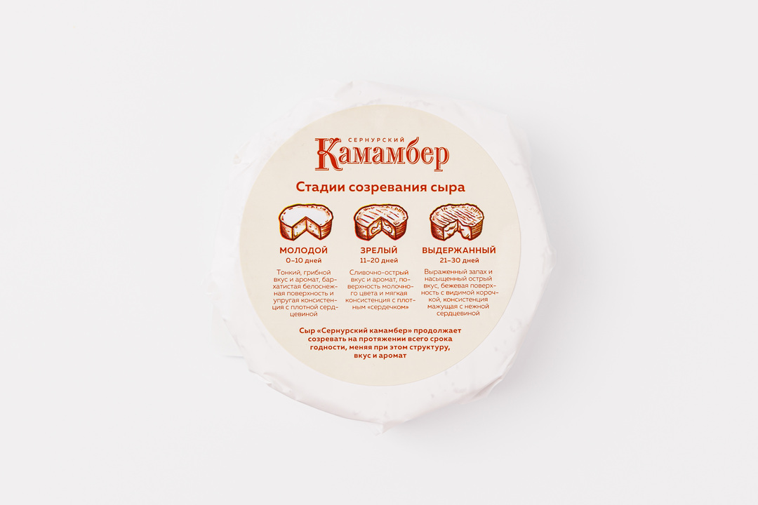 

Сыр Сернурский Камамбер из овечьего молока 130 г