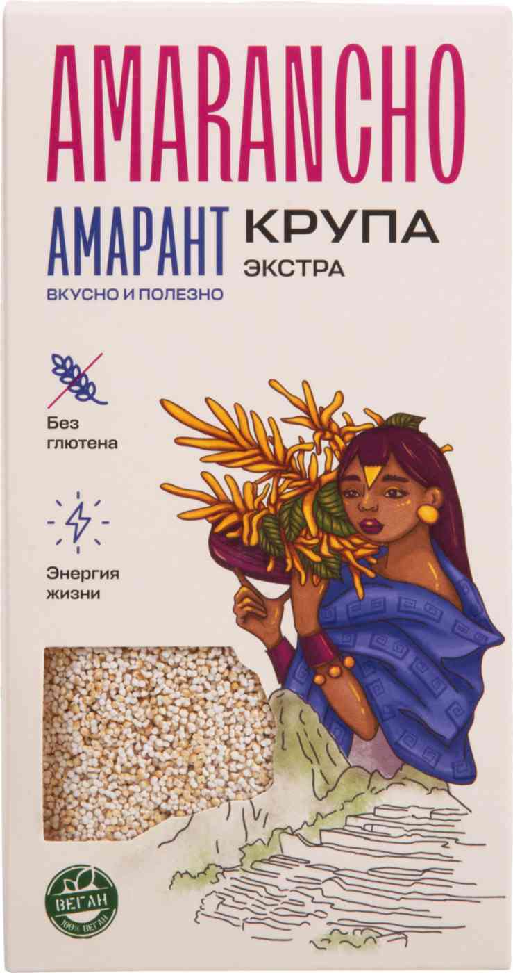 

Крупа быстроразваривающаяся Amarancho амарант экстра 180 г