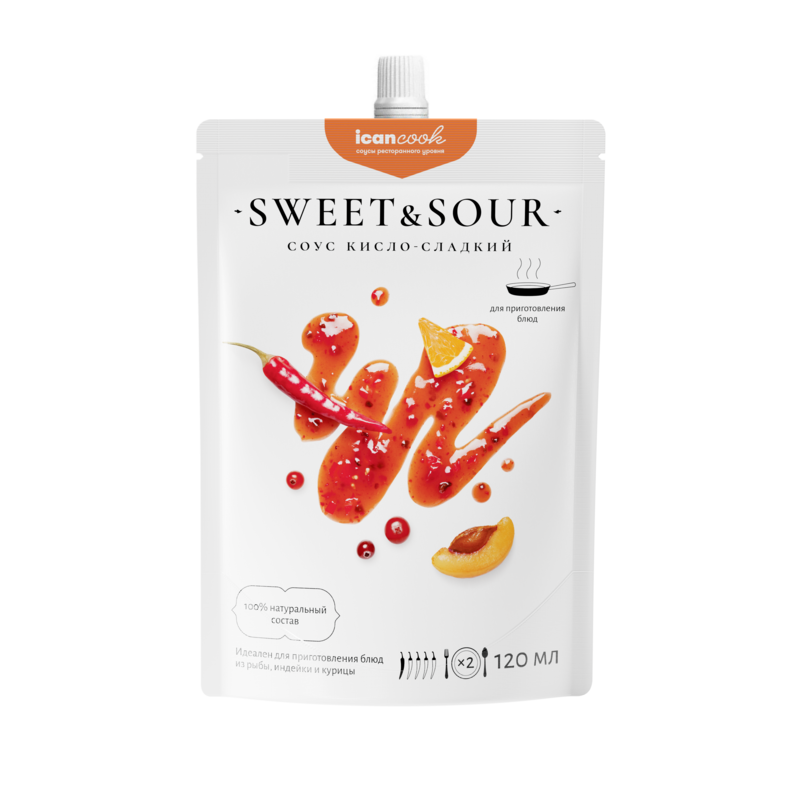 

Соус Icancook кисло-сладкий 120 мл