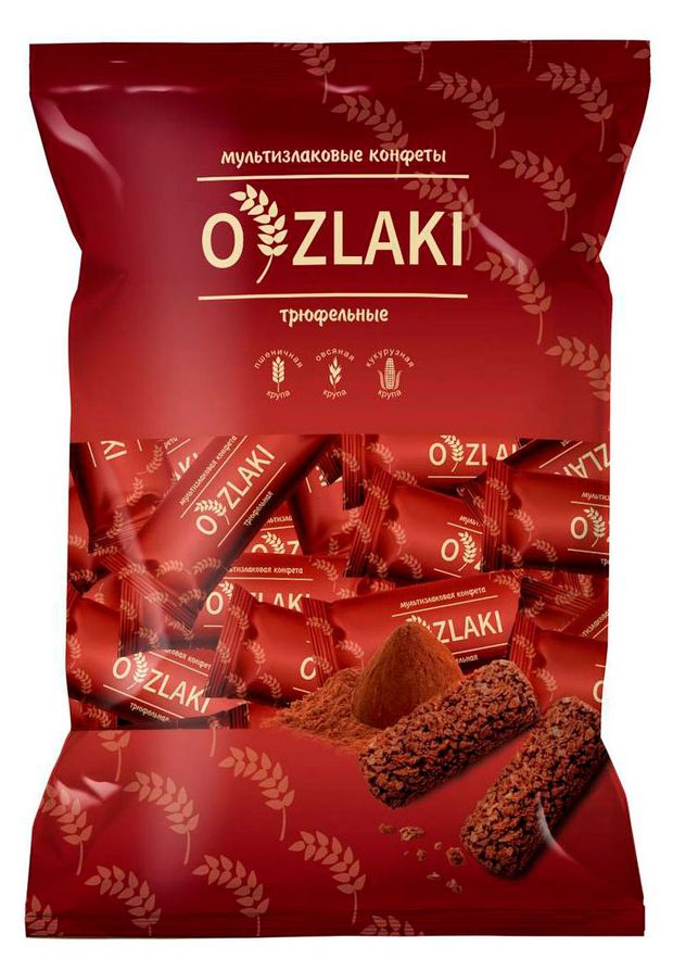 

Конфета мультизлаковая O'Zlaki Трюфельная 175 г