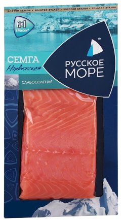 

Сёмга Русское море слабосоленая филе-кусок 200 г