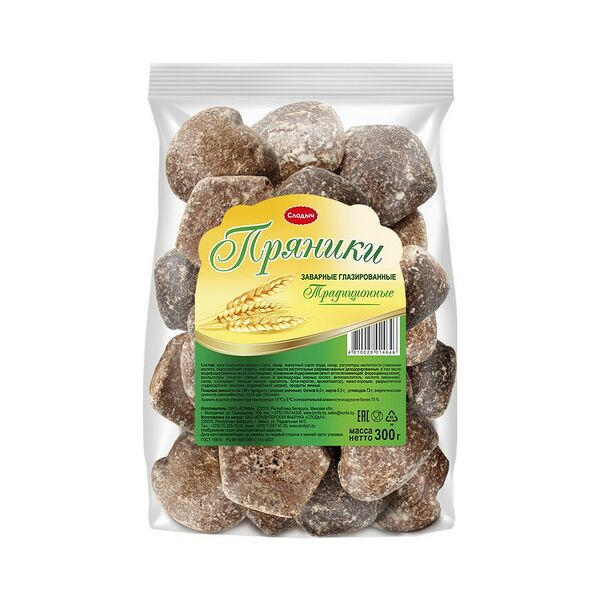 Пряники Слодыч заварные глаз традиц 300г