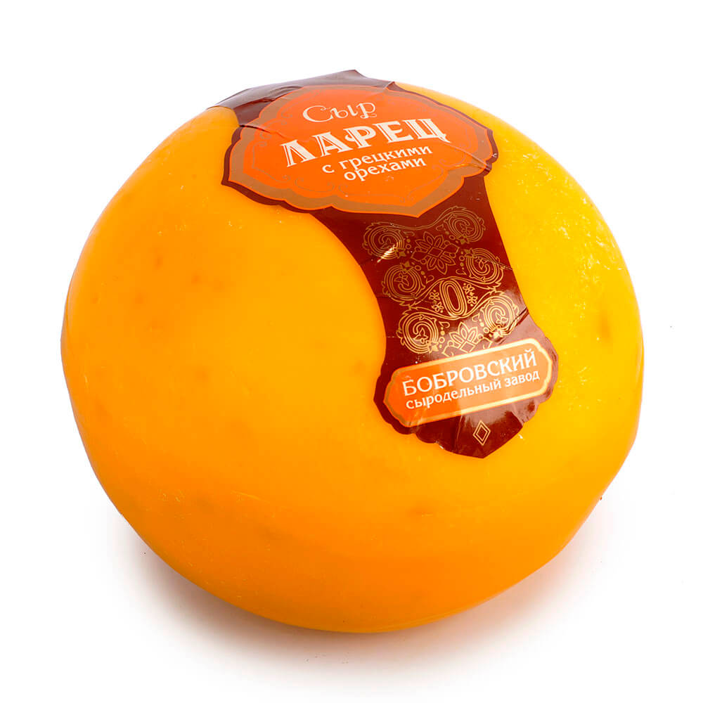 

Сыр полутвердый Ларец с грецкими орехами 50% вес