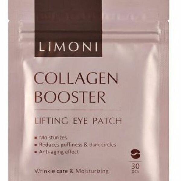 Патчи для век Limoni укрепляющие с коллагеном, 30 шт