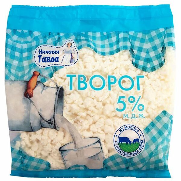 Творог Нижняя Тавда 5% 300 г