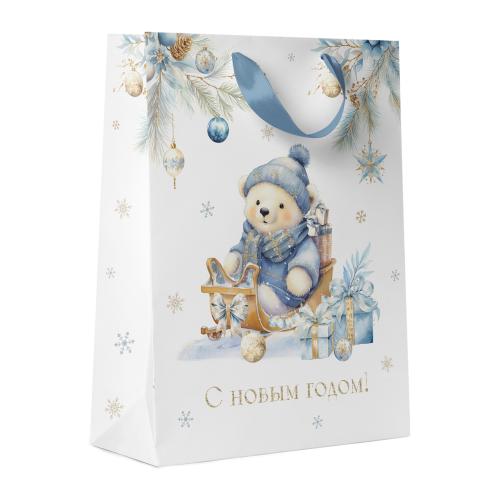 

Пакет подарочный Пакетико LV Снежная долина 31.5 x 25.5 x 11 см дизайн в ассортименте