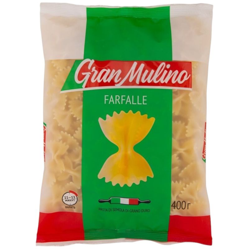 

Макароны Granmulino перья 400 г