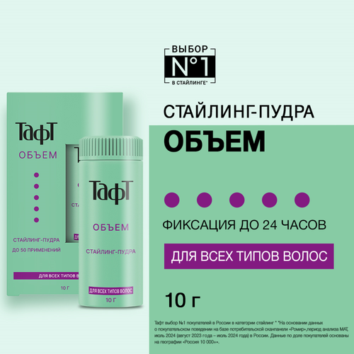 

Стайлинг-пудра для волос Тафт Объем 10 г