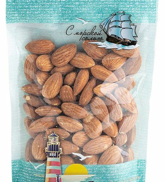 Миндаль жареный Семушка с морской солью