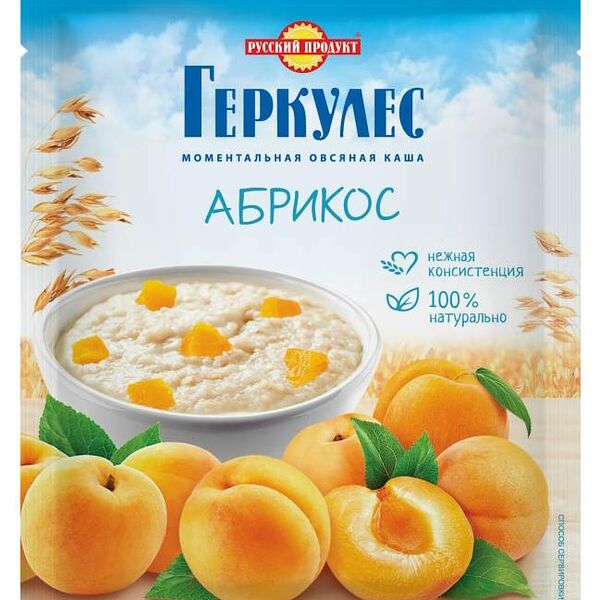 Каша овсяная Геркулес Русский продукт моментальная Абрикос 35 г