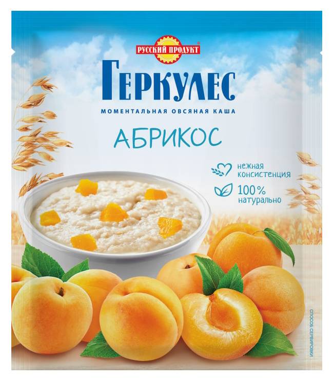 

Каша овсяная Геркулес Русский продукт моментальная Абрикос 35 г