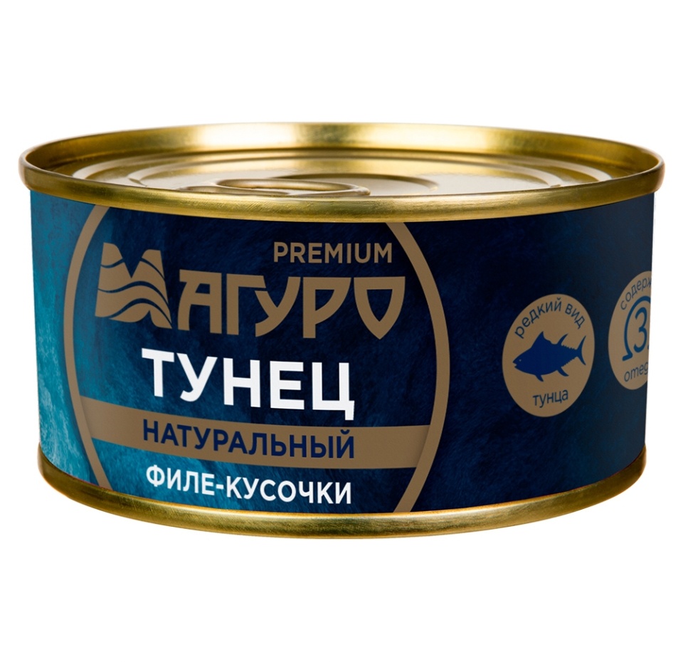 

Тунец Магуро желтоперый натуральный филе-кусочки 170 г