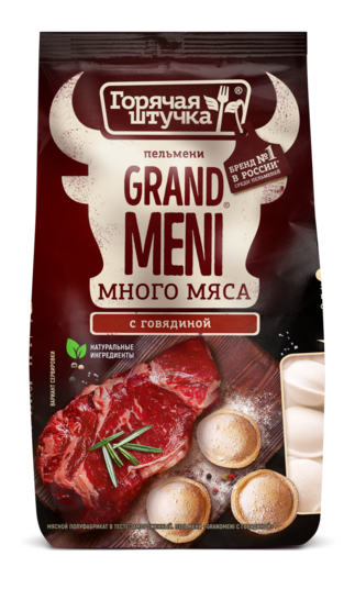 

Пельмени Grandmeni с говядиной 700 г