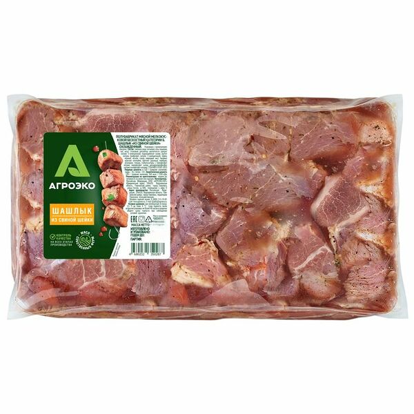 Шашлык Агроэко из свиной шейки вес