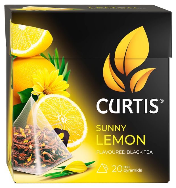 

Чай черный Curtis Sunny Lemon 20 шт х 1.7 г