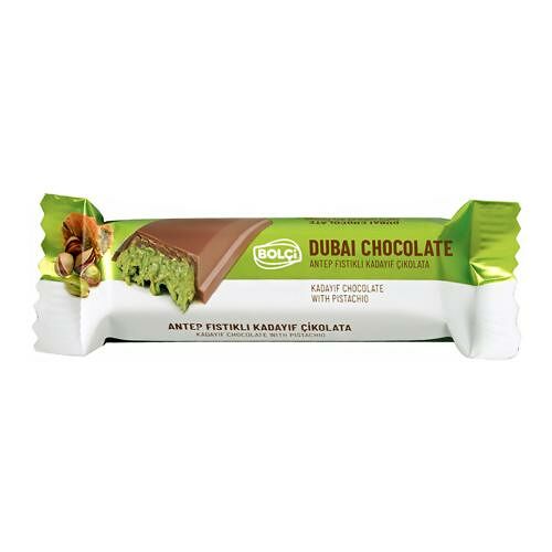 Шоколад молочный Bolci Dubai chocolate Катаифи с фисташками 30 г