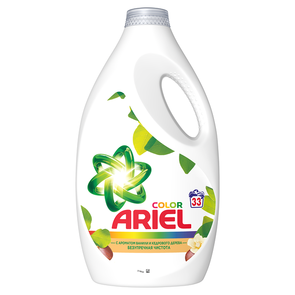Гель для стирки Ariel Color ваниль и кедровое дерево 2.1 л