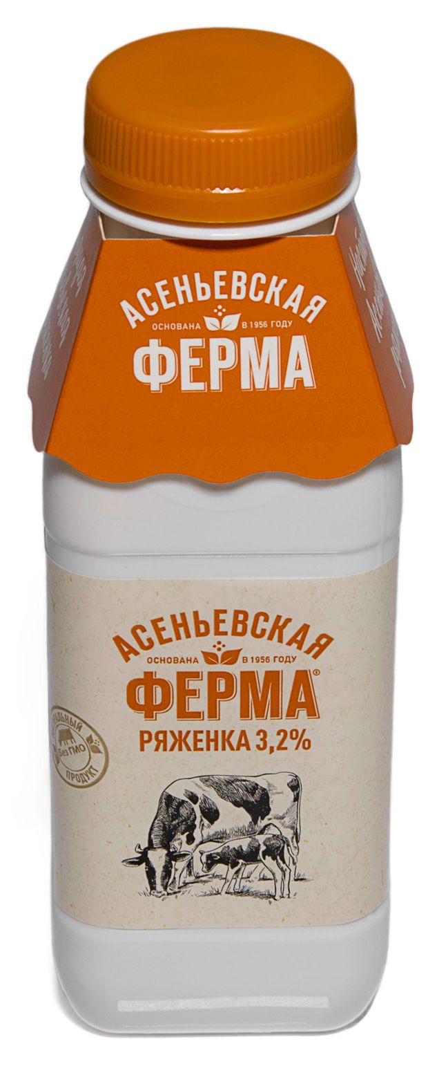 

Ряженка Асеньевская Ферма 3.2% 330 г