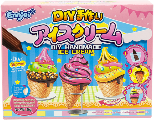 

Конфета жевательная Ennjoi Сделай сам Ice cream Мороженое 34 г