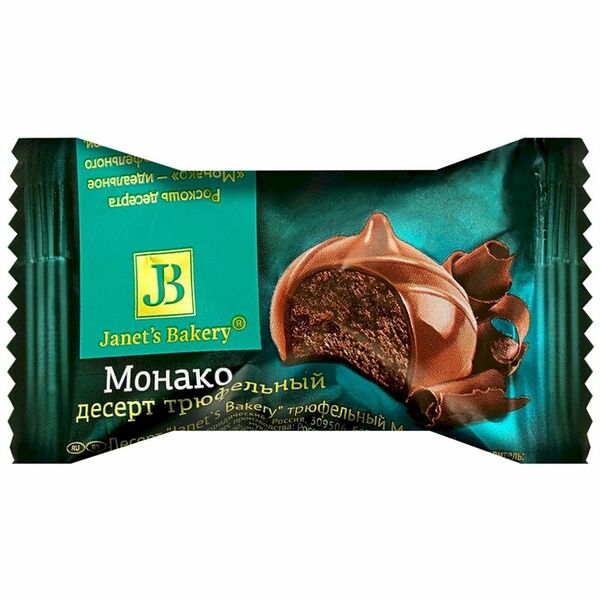 Десерт Janets Bakery трюфельный Монако, вес