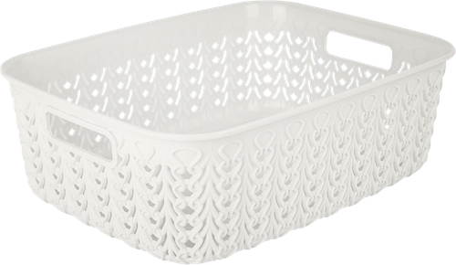 

Корзина для хранения Plast Team Melange с ручками 3 л 26.8x19.5x9 см