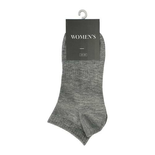 Носки женские спортивные серые W9 (SW20) размер 23-25 (36-38)