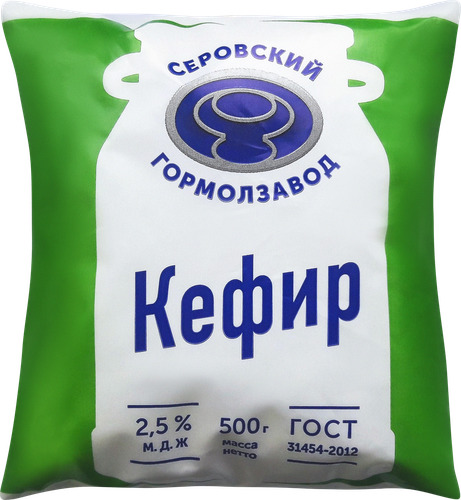 

Кефир Серовский МК 2.5% 500 г
