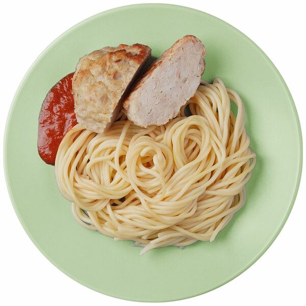 Биточек куриный Пятёрочка Кафе со спагетти в томатном соусе 250 г